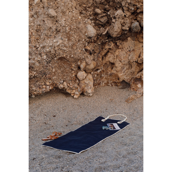 Tapis publicitaire de plage en toile recyclée AWARE™ Volonne VINGA