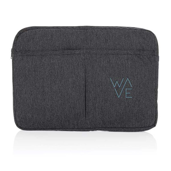 Pochette publicitaire ordinateur 15,6'' en coton recyclé AWARE™ Laluka