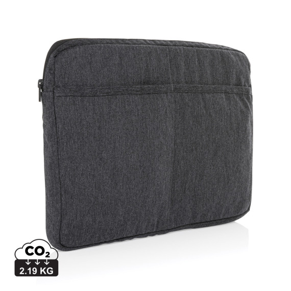 Pochette publicitaire ordinateur 15,6'' en coton recyclé AWARE™ Laluka