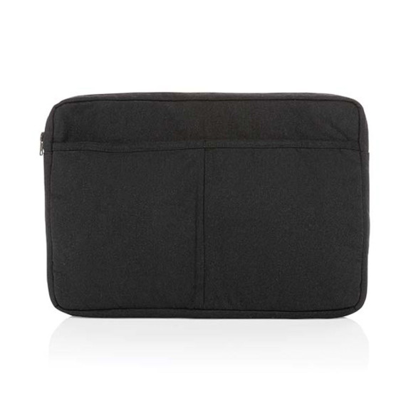 Pochette publicitaire ordinateur 15,6'' en coton recyclé AWARE™ Laluka