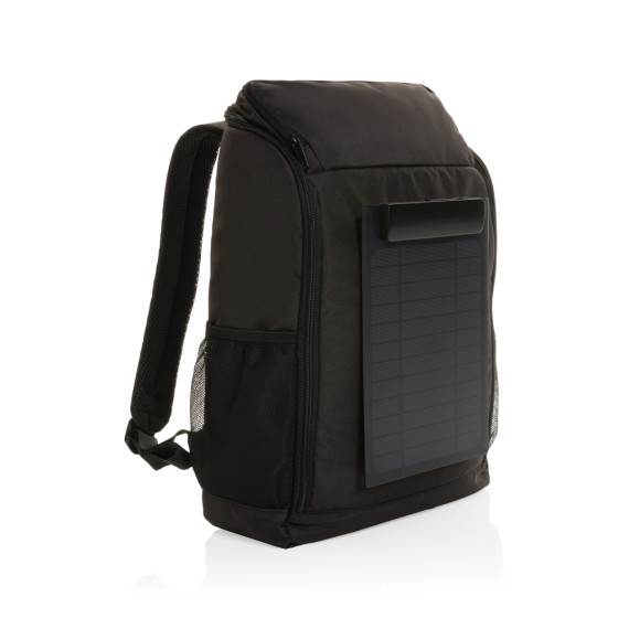 Sac publicitaire à dos avec panneau solaire 5W rPET AWARE™ Pedro