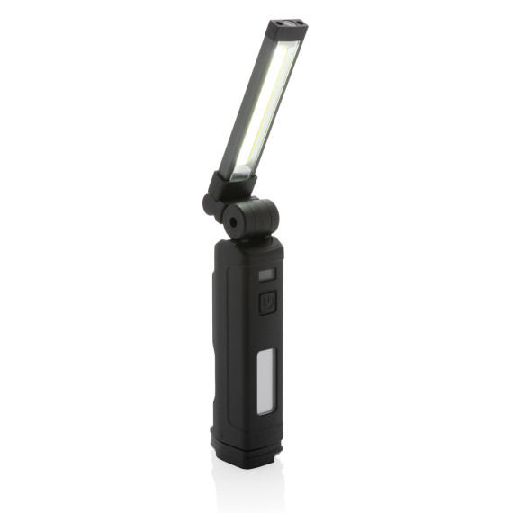 Lampe publicitaire de travail XL USB rechargeable en plastique recyclé RCS Gear X