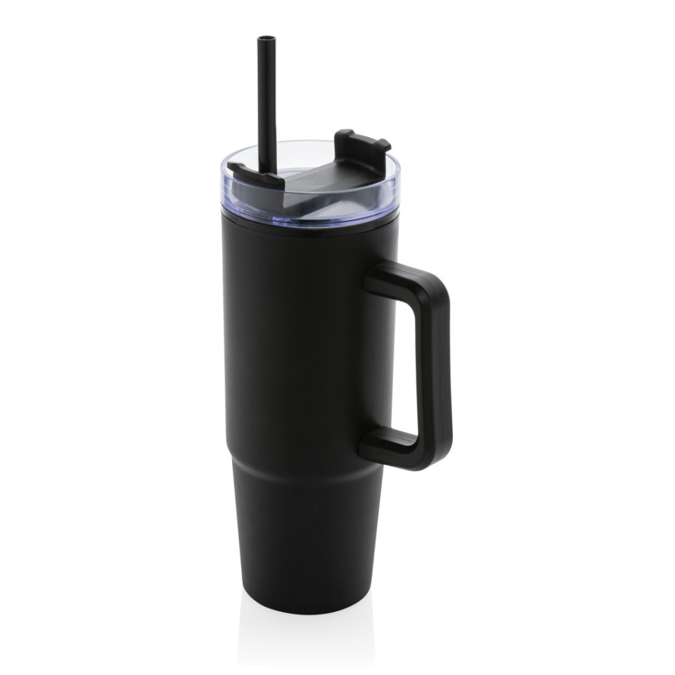 Mug publicitaire 900ml avec poignée en plastique recyclé RCS Tana