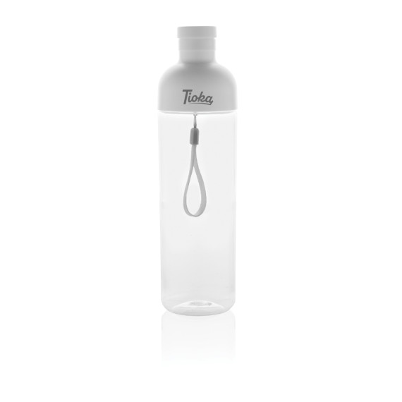 Bouteille publicitaire d'eau étanche 600ml en rPET RCS Impact