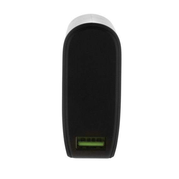 Powerbank publicitaire 10000mAh charge rapide, plastique recyclé RCS, Flashcharge