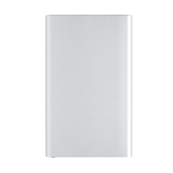 Powerbank publicitaire 4000mAh en plastique recyclé/aluminium RCS