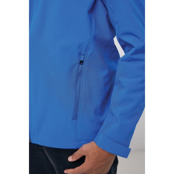 Veste publicitaire homme soft shell en polyester recyclé Iqoniq Makalu