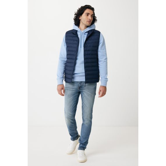 Bodywarmer publicitaire homme en polyester recyclé Iqoniq Meru