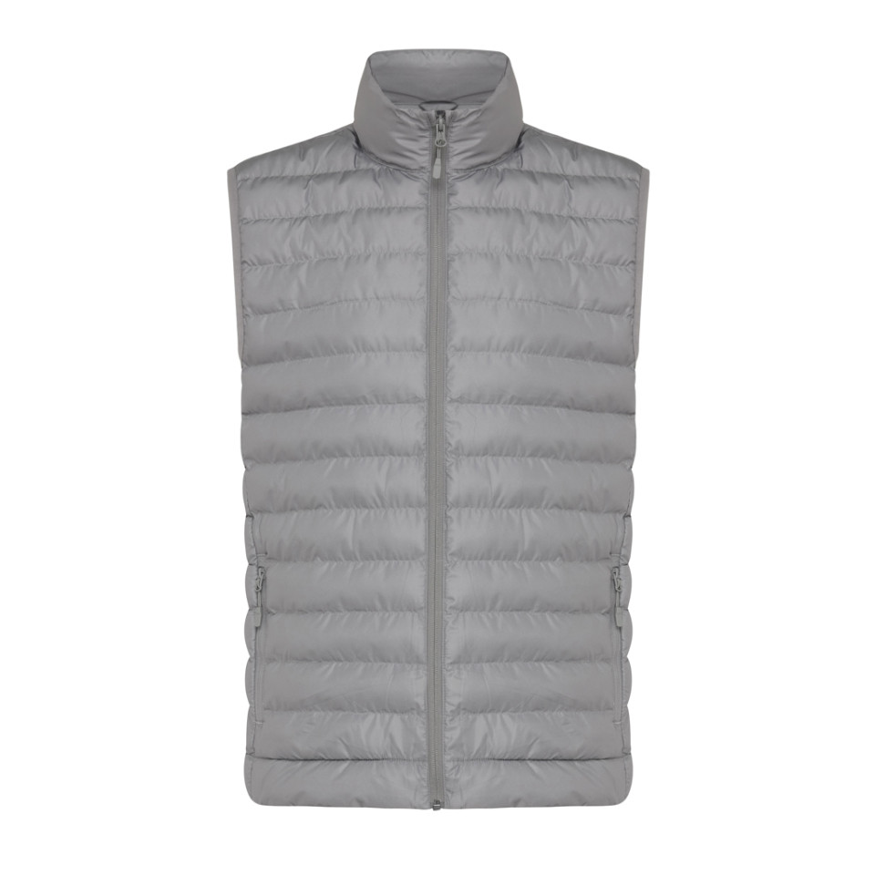 Bodywarmer publicitaire homme en polyester recyclé Iqoniq Meru