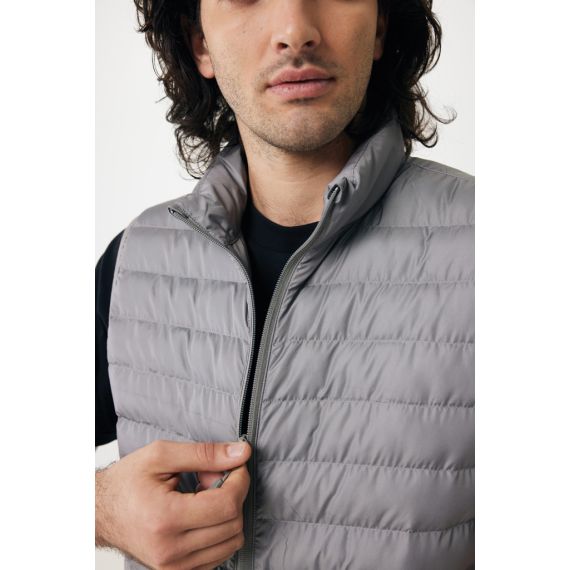 Bodywarmer publicitaire homme en polyester recyclé Iqoniq Meru