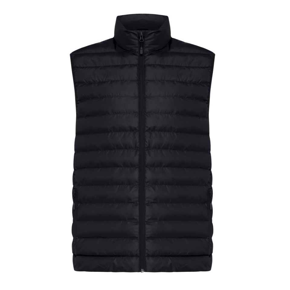 Bodywarmer publicitaire homme en polyester recyclé Iqoniq Meru