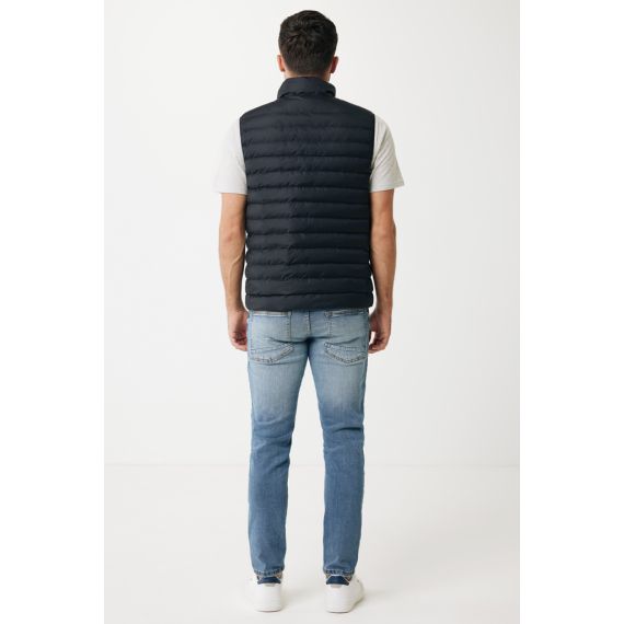 Bodywarmer publicitaire homme en polyester recyclé Iqoniq Meru