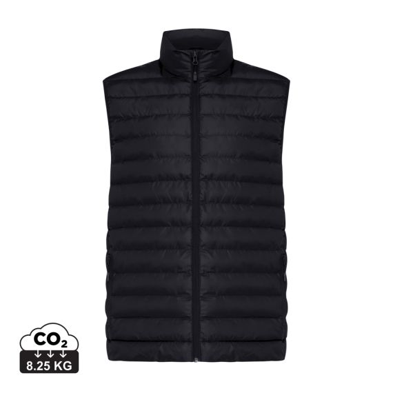 Bodywarmer publicitaire homme en polyester recyclé Iqoniq Meru