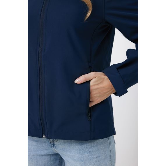 Veste publicitaire femme soft shell en polyester recyclé Iqoniq Makalu