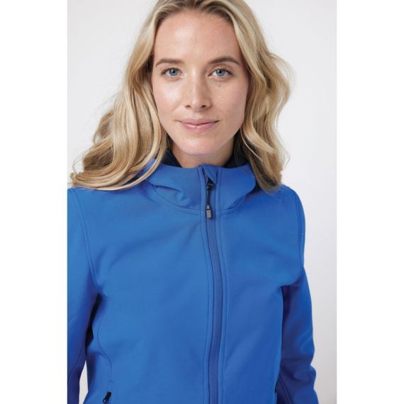 Veste publicitaire femme soft shell en polyester recyclé Iqoniq Makalu