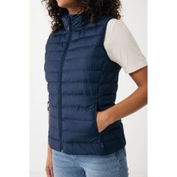 Bodywarmer publicitaire femme en polyester recyclé Iqoniq Meru