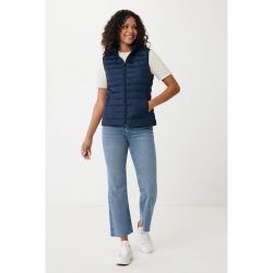 Bodywarmer publicitaire femme en polyester recyclé Iqoniq Meru