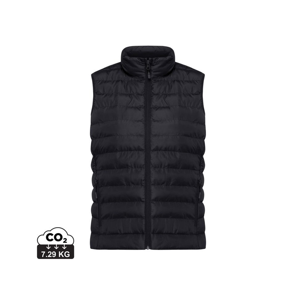 Bodywarmer publicitaire femme en polyester recyclé Iqoniq Meru