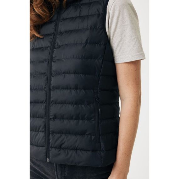 Bodywarmer publicitaire femme en polyester recyclé Iqoniq Meru