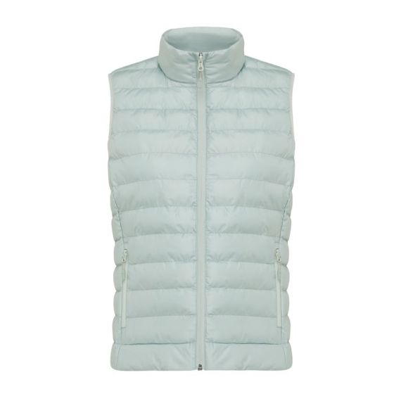 Bodywarmer publicitaire femme en polyester recyclé Iqoniq Meru