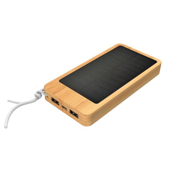 Batterie publicitaire externe solaire 10 000 mAh