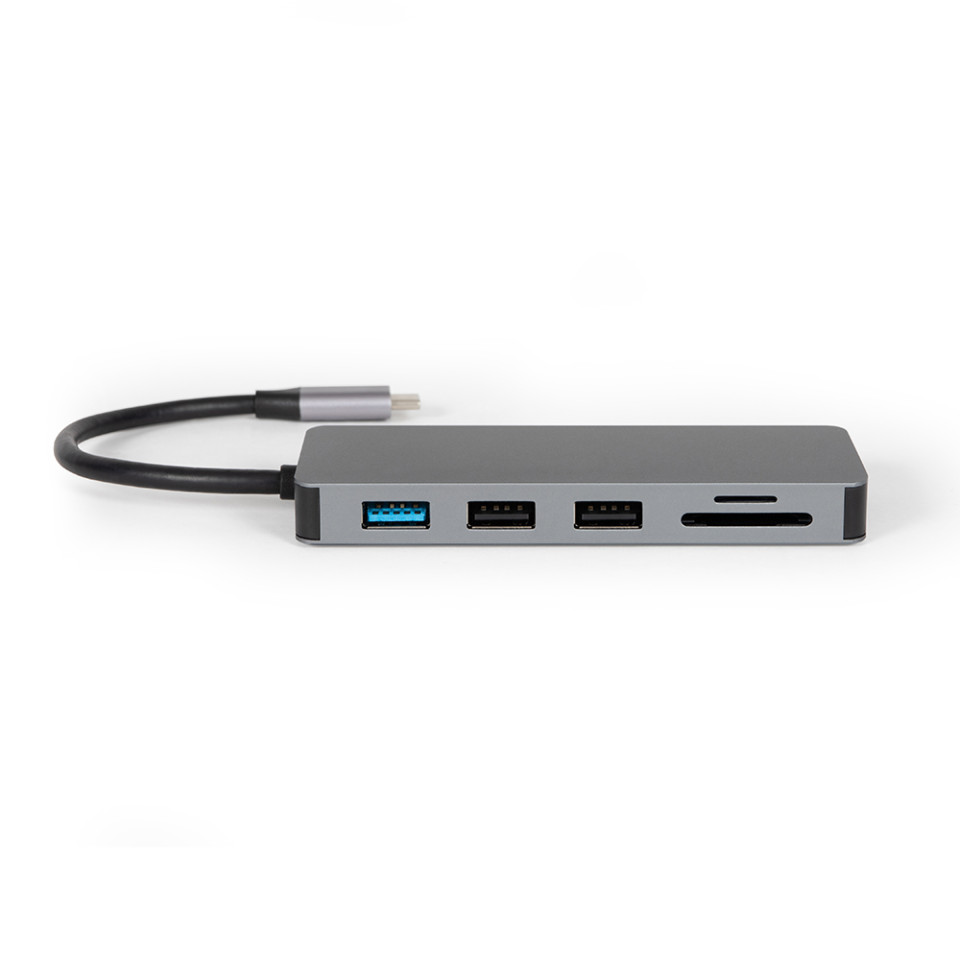 Hub publicitaire USB C 7 en 1