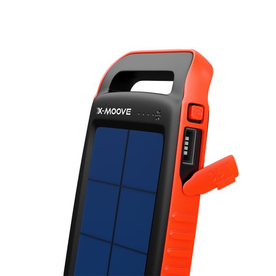 Batterie publicitaire externe solaire 15 000 mAh XMOOVE-POCKET15000