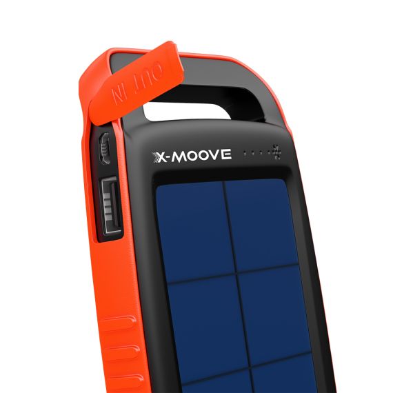 Batterie publicitaire externe solaire 15 000 mAh XMOOVE-POCKET15000