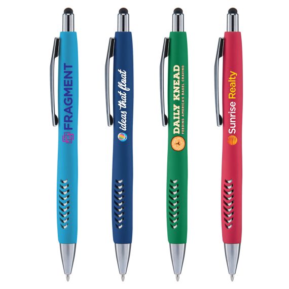 Stylo stylet publicitaire personnalisé express Goldstar® Avalon Softy