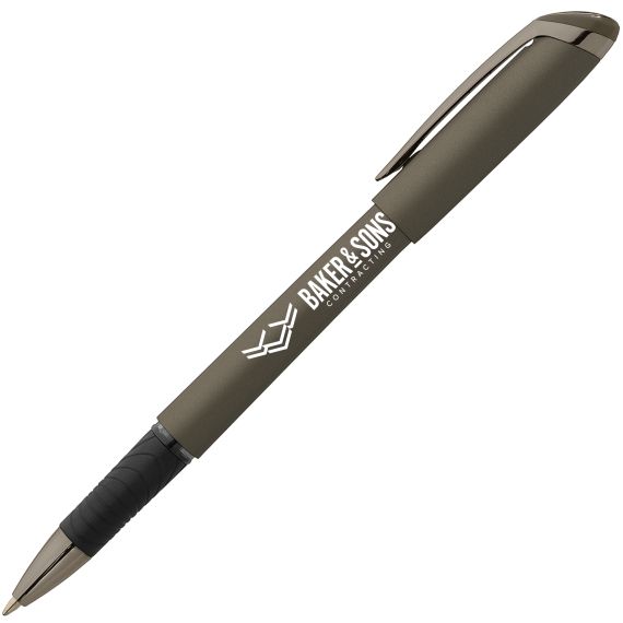 Stylo publicitaire Goldstar® Phoenix Softy avec stylet Gazelle Monochrome Métallique 