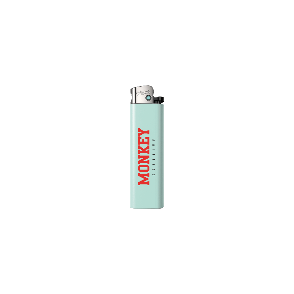 Briquet Cricket Eco personnalisé fabriqué en Europe recyclé