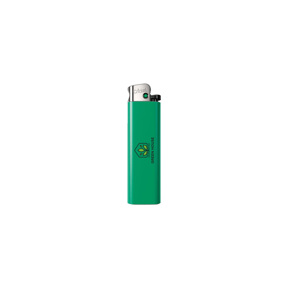 Briquet Cricket Eco personnalisé fabriqué en Europe recyclé