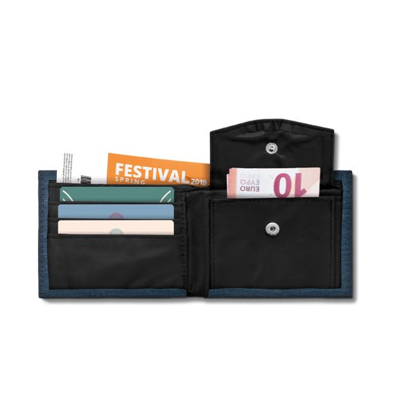 Porte-monnaie porte carte personnalisé anti RFID en RPET