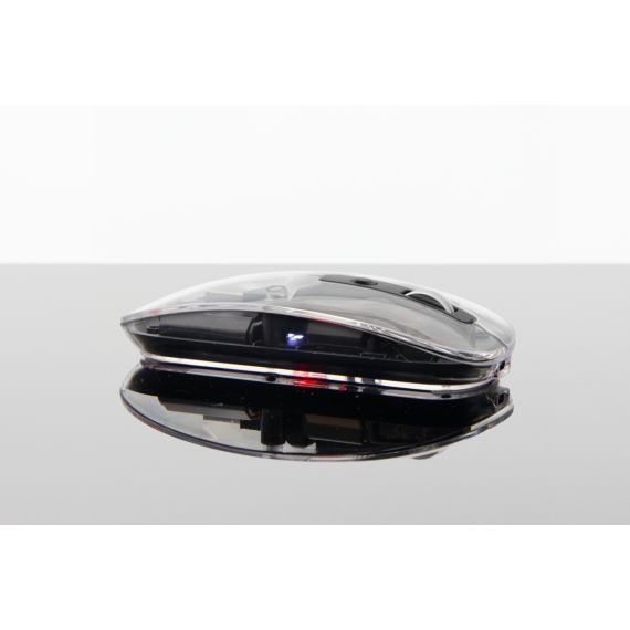 Souris sans fil publicitaire personnalisable transparente