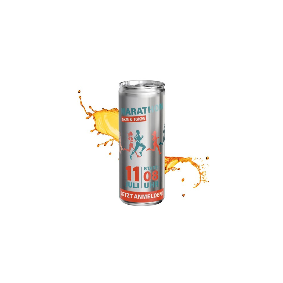 Canette personnalisable aluminium Energy drink 100 % recyclable250 ml Fabriqué en Europe