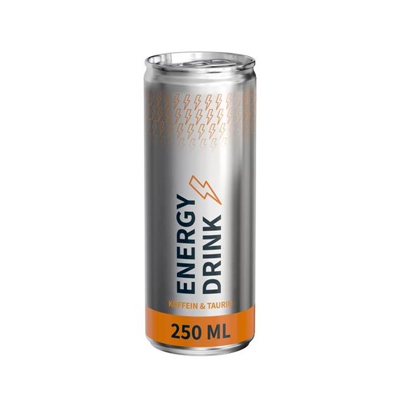 Canette personnalisable aluminium Energy drink 100 % recyclable250 ml Fabriqué en Europe