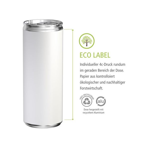 Canette personnalisable aluminium Energy drink 100 % recyclable250 ml Fabriqué en Europe