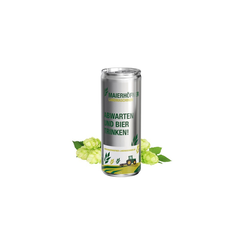 Canette personnalisable aluminium bière 100 % recyclable 250 ml Fabriqué en Europe