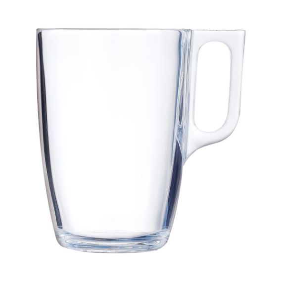 Mug publicitaire en verre trempé 40 cl fabriqué en France