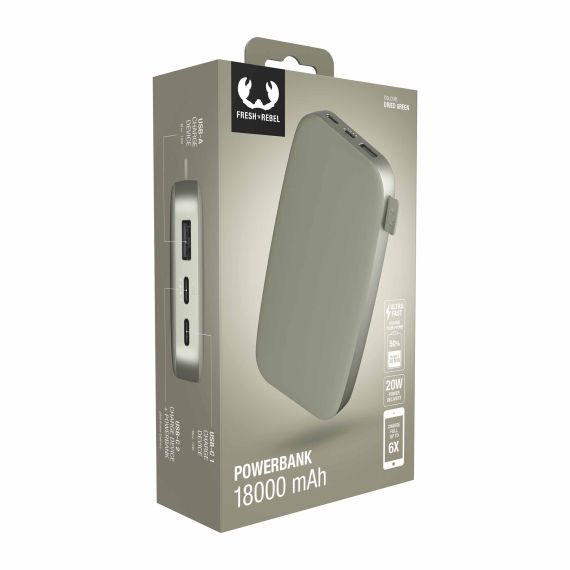 Powerbank personnalisé 18000 mAh USB-C Fresh 'n Rebel