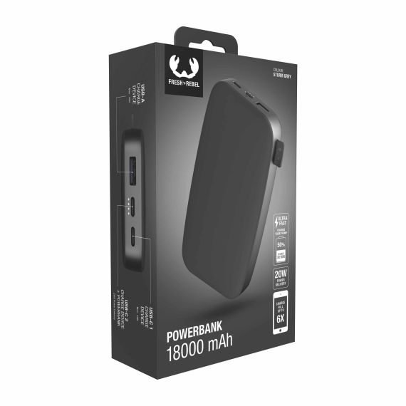 Powerbank personnalisé 18000 mAh USB-C Fresh 'n Rebel