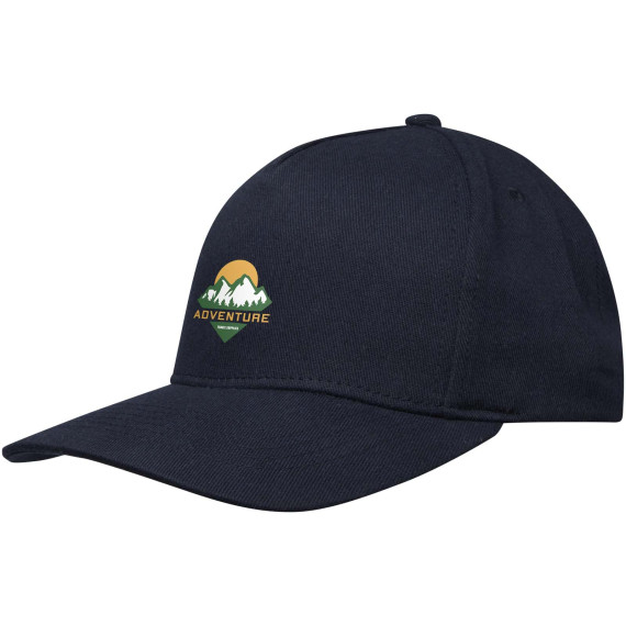 Casquette publicitaire recyclée Onyx Aware™ 5 panneaux 240 g/m2