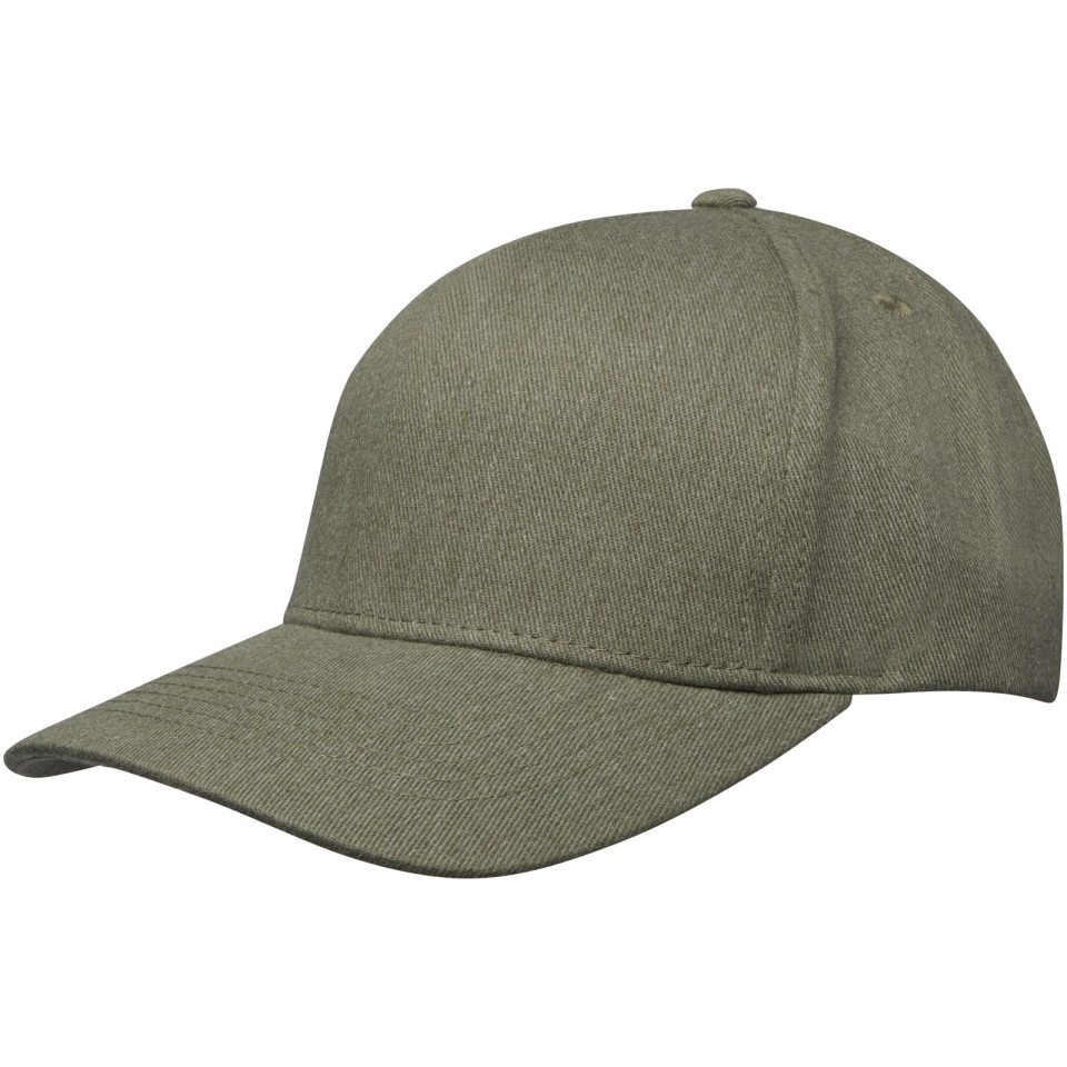 Casquette publicitaire recyclée Onyx Aware™ 5 panneaux 240 g/m2