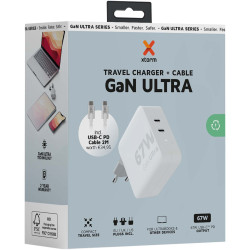 Chargeur publicitaire de voyage Xtorm XVC2067 GaN Ultra de 67 W avec câble USB-C PD de 100 W