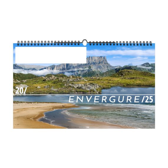 Calendrier personnalisé fabriqué en France 13 feuillets Envergure grand format