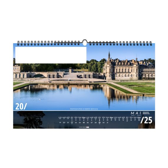 Calendrier personnalisé fabriqué en France 13 feuillets Envergure grand format