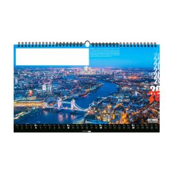 Calendrier personnalisé fabriqué en France 13 feuillets Destinations grand format