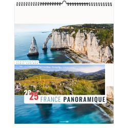 Calendrier publicitaire 13 feuillets France Panoramique grand format