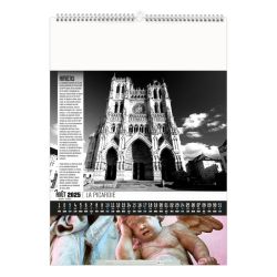 Calendrier publicitaire 13 feuillets Paysage et Patrimoine France grand