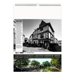 Calendrier publicitaire 13 feuillets Paysage et Patrimoine France grand